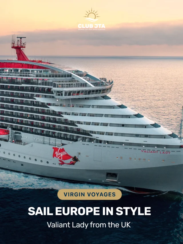 Virgin Voyages.  Sail Europe in Style: Valiant Lady from the UK